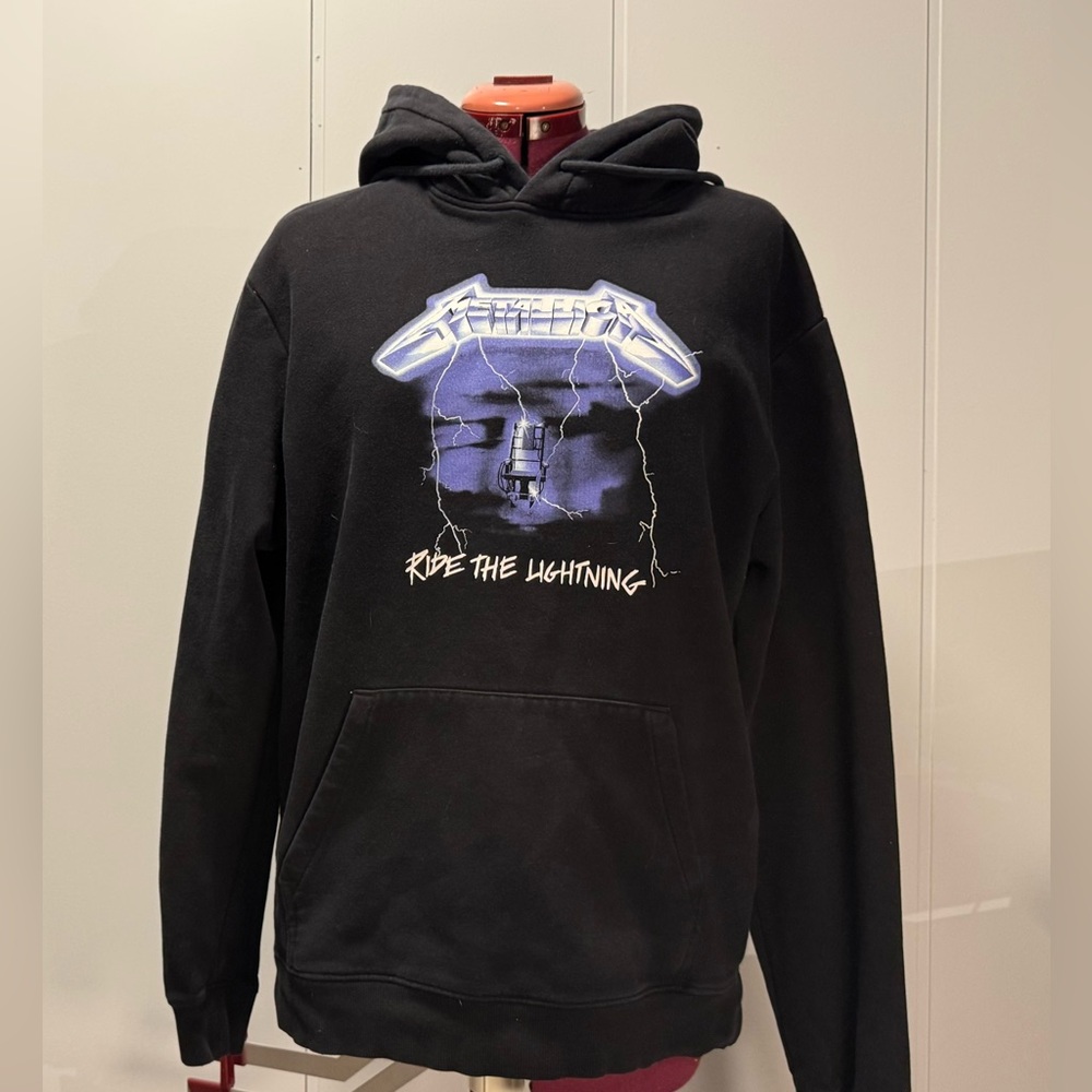 Metallica 'Ride The Lightning' dual sided pullover hoodie